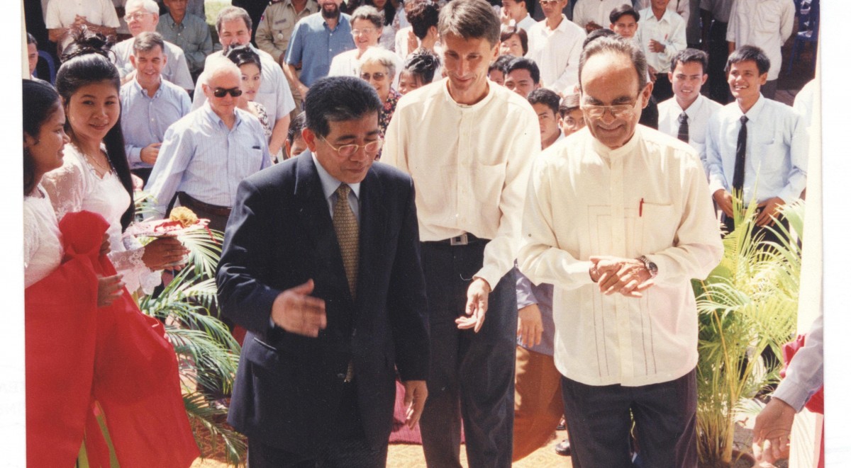 meeting with the minister of Education in Cambodia